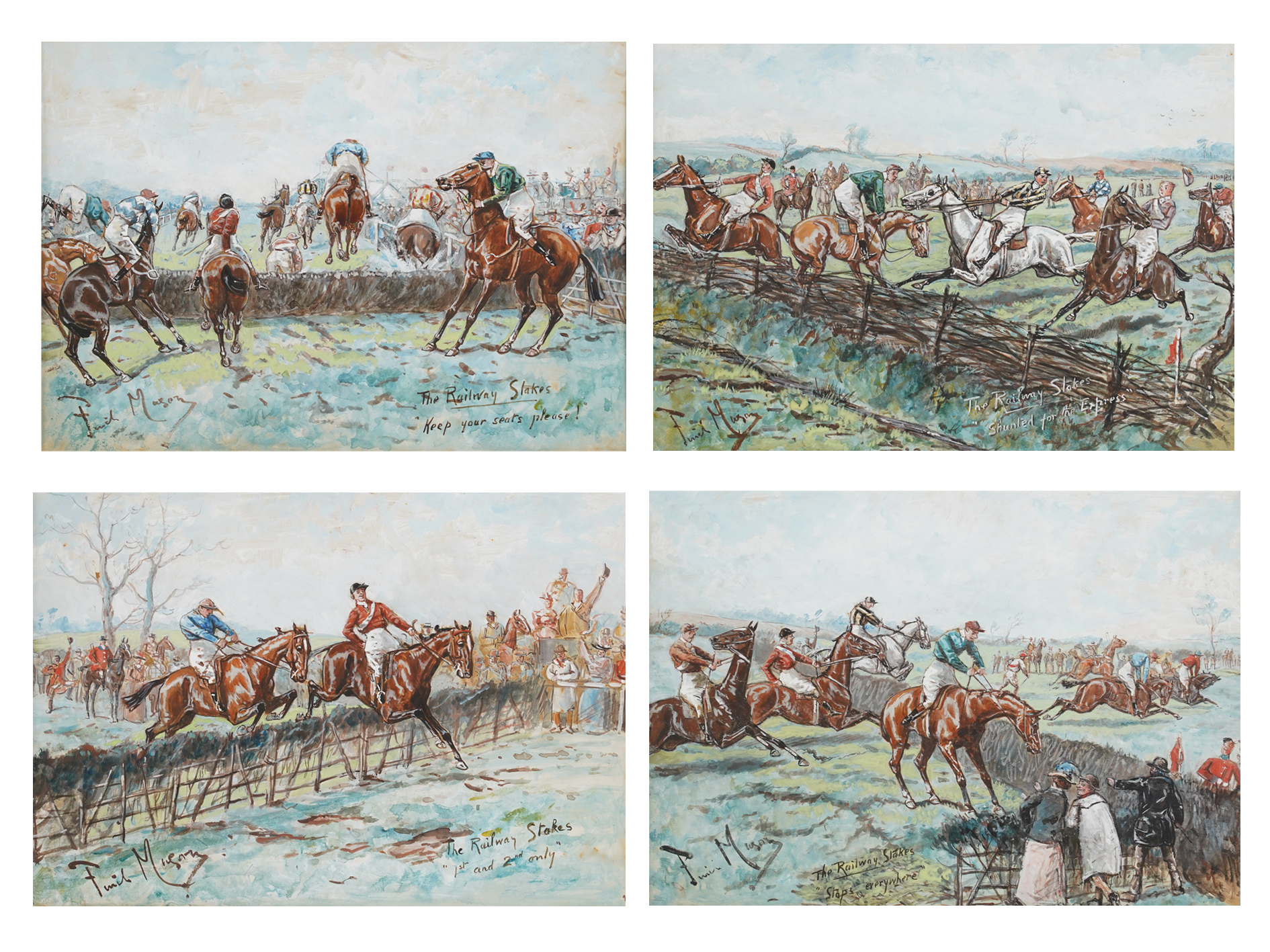 George Finch Mason (1850-1915), 'The Railway Stakes'